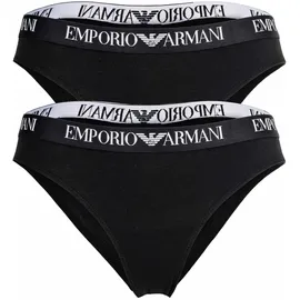 Emporio Armani Slip 2 St. Schwarz M