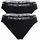 Emporio Armani Slip 2 St. Schwarz M