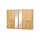Woodford Drehtürenschrank Lausanne 300 x 216 x 58 cm Braun/Beige