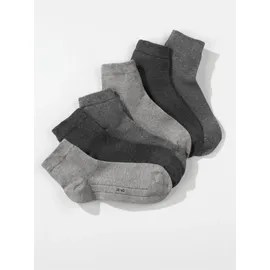 CAMANO 7er Pack Kurzsocken Grau 35-38