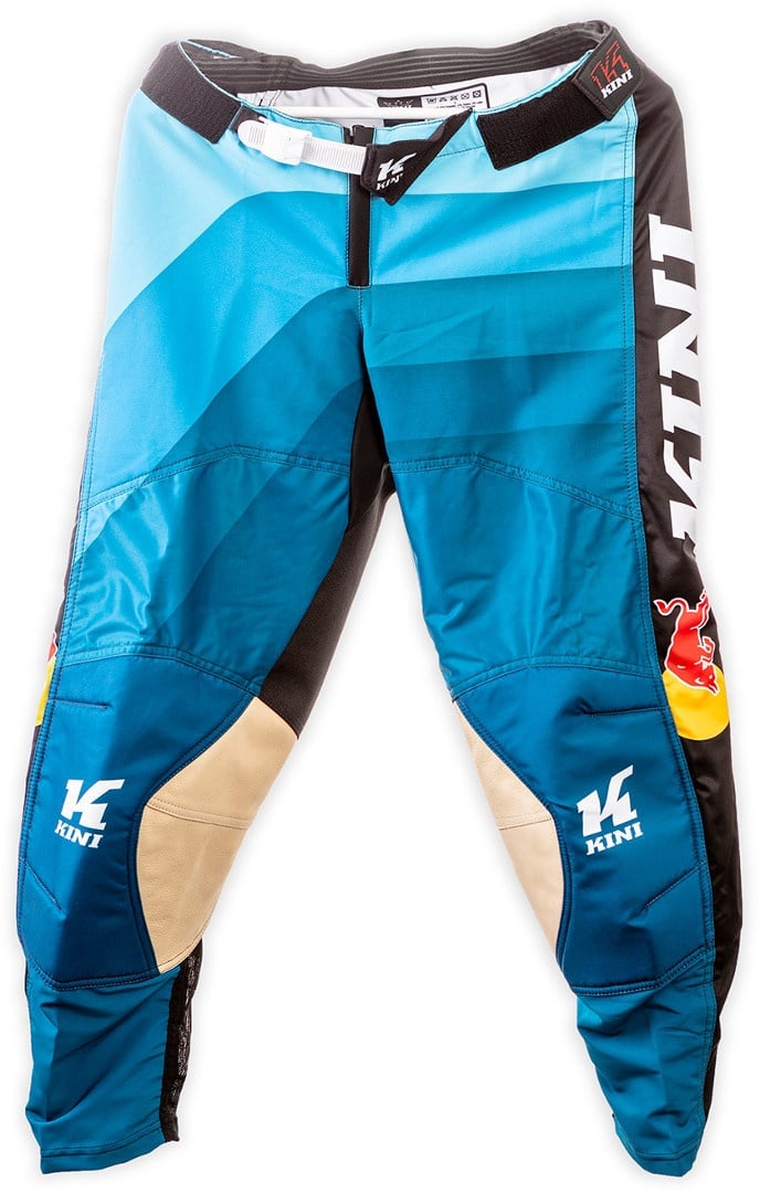 Kini Red Bull Vintage Motocross broek, zwart-blauw, S Voorman