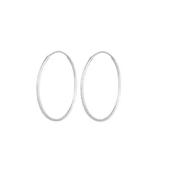 Elli Basic Creolen Klassisch 925 Silber silberfarben Damen 