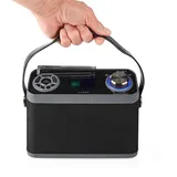 Nedis DAB+ Radio DAB+ FM Bluetooth), Radio, Schwarz