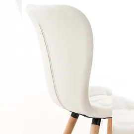 CLP 4er Set Esszimmerstuhl Elda Kunstleder