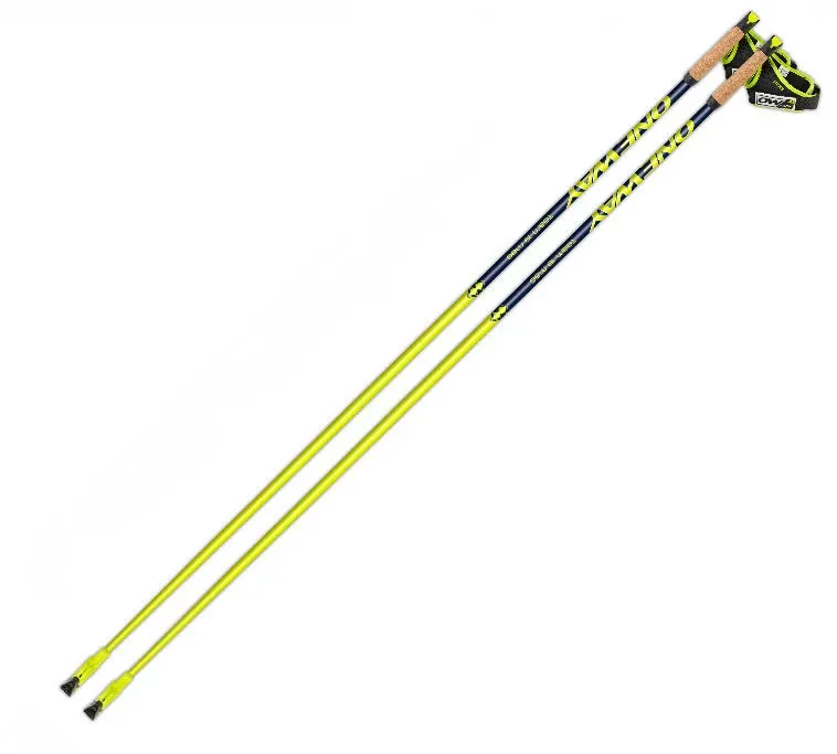 One Way Team 19 MAG Nordic Walking Stöcke Outdoor walking Unisex gelb 130
