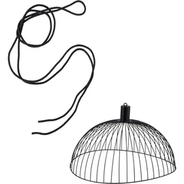 just light. Außen-Deckenleuchte Ø 46 cm schwarz