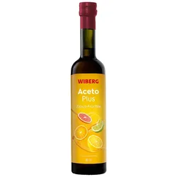 WIBERG AcetoPlus Zitrus-Früchte Essig-Fruchtzubereitung 5,5 % Säure (500 ml)