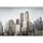 Gilde Dekoobjekt 3D Bild "Big Apple" - Handgemaltes Kunstwerk auf Leinwand mit Aluminiu