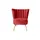 Max Winzer Sessel Alessandro Samtvelours 70 x 80 x 66 cm Rot