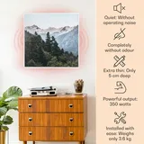 Klarstein Wonderwall Air Art Smart Infrarotheizung 60x60cm 350W Wandinstallation App-Steuerung Berge