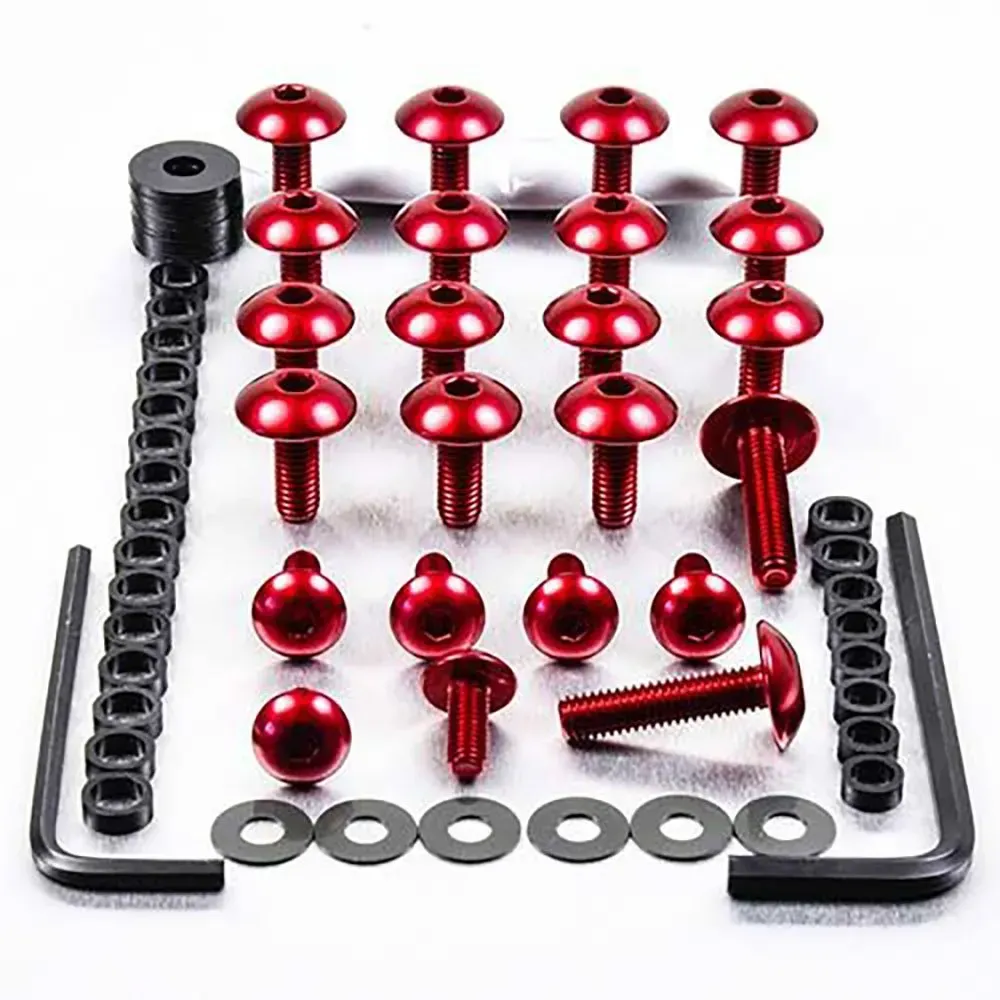 Pro Bolt Yamaha Fya356r Verkleidungsschrauben-kit - Red - One Size
