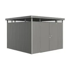 Biohort Gartenhaus HighLine H6 3,14 x 3,14 m Quarzgrau