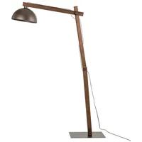 Licht-Erlebnisse Stehlampe Stehleuchte verstellbar 180 cm hoch Knickgelenk Holz