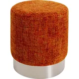 Kare Hocker Berry High Polyester 39 x 47 x 39 cm Orange/Silber