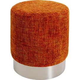 Kare Hocker Berry High Polyester 39 x 47 x 39 cm Orange/Silber
