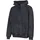 Cleptomanicx Hoodie Boxy Hooded Ligull Washed Dunkelgrau M