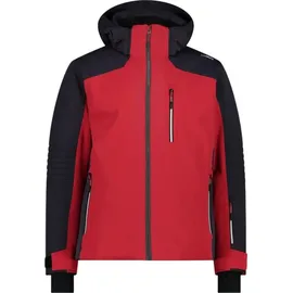 CMP Man Jacket Zip Hood Skijacke Rot 56