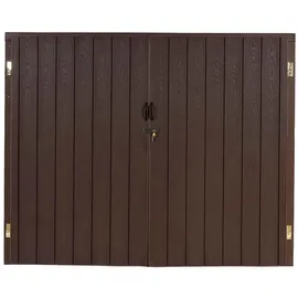 Proregal Mülltonnenverkleidung 172 x 213 x 160 cm braun