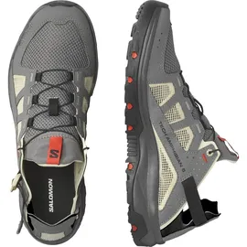 Salomon Techamphibian 5 Herren pewter/moth/fiery red 41 1/3