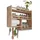 Loberon Wandregal Loré 40 x 10 x 60 cm Braun