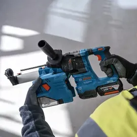 Bosch Professional GBH 18V-22 Akku-Bohrhammer solo inkl. L-Boxx + Absaugeinheit (0611924004)