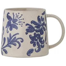 Bloomingville Becher Bloomingville Becher PETUNIA Blau Weiß 450 ml