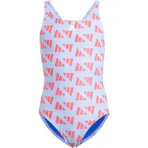 adidas Logo Graphic V-Back Mädchen Badeanzug lila - 152