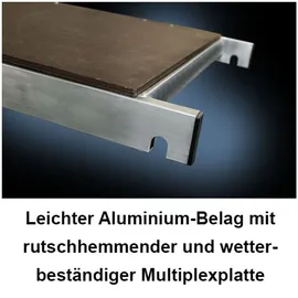 ALTEC Aluminium Rollfix 2.0 700 inkl. Rollen 125 mm und Wandanker | Baugerüst