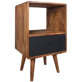 KADIMA DESIGN Nachtschrank Kadima 40 x 35 x 70 cm Dunkelbraun