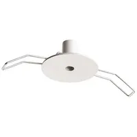 Ideal Lux Einbau-Baldachin 1-fach Ø 4,5 cm rund/weiß