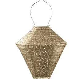 lumiz Lampion Kunststoff Ø28/H28 cm Solar gold