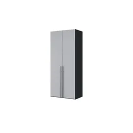 Sconto Drehtürenschrank Dreamer 101,9 x 236 x 58 cm Grau