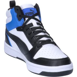 Puma Rebound V6 Sneaker, Black White Team Royal, 44 EU