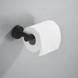 Toilettenpapierhalter Ohne Bohren, Schwarzer Edelstahl, Selbstklebend, Für Badezimmer – 1 Stück