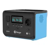 BERGER Energy Tragbare Powerstation | LiFePO4 Stromspeicher für Camping (300 W)