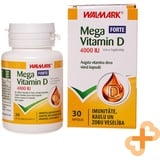 WALMARK Mega Vitamin D 4000IU 30 Kapseln Immunsystem Knochen Zähne Unterstützung