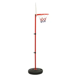 vidaXL Basketball Spiel-Set Verstellbar 160 cm Rot/Weiß/Blau/Schwarz