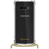 Lotta Power Samsung Galaxy S10 Handy Softcase-Kette transparent