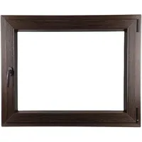 ALUCON Fenster 1000x800 mm – Fenster 100x80 cm – Kunststofffenster Innen Anthrazit/Außen Anthrazit – Flügelfenster DIN Rechts