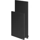 VASNER Konvi VE Schwarz, Hybrid Elektroheizung mit Thermostat 900 Watt,