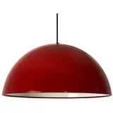 Bamyum Linate Industrielle Pendelleuchte Aus Handbemaltem Rot Metall – Vintage-kronleuchter E27 Ø40 Cm Für Wohnzimmer, Schlafzimmer Oder Esszimmer