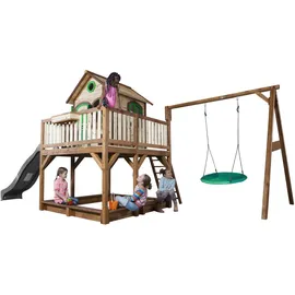 Axi Spielhaus Liam 613 x 277 cm Holz Braun