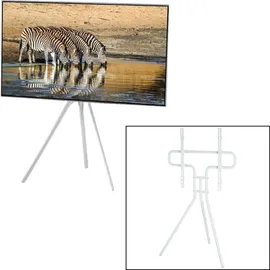 Hama TV-Ständer Staffelei-Design weiß