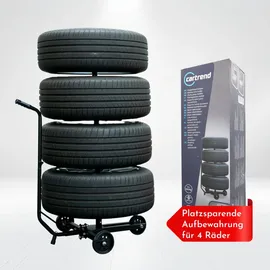 CARTREND Felgenbaum bis 255 mm Reifenbreite mit Reifenschutzhülle