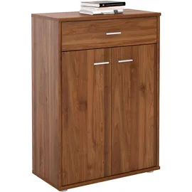 CARO-Möbel Sideboard 60 x 84 x 30 cm Nussbaum / Braun