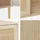 sweeek Aufbewahrungsschrank 80 x 0 x 0 cm Holzoptik / Beige