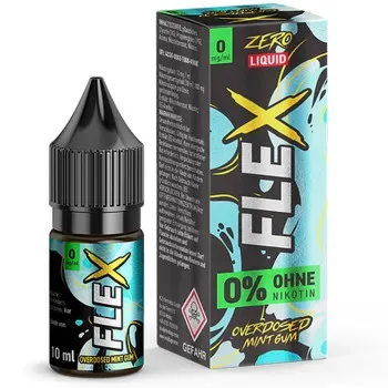 Revoltage Flex Overdosed Mint Gum NicSalt Liquid 0 mg / 10ml
