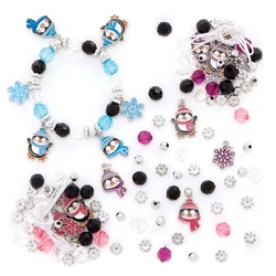 Pinguin Bettelarmband-Bastelsets (pro Set 3) Bastelaktivitäten zu Weihnachten