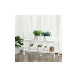 Songmics Schuhregal 70 x 33 x 26 cm weiß / weiß