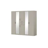 Möbel Kraft Drehtürenschrank Livingston 225 x 208 x 58 cm Beige